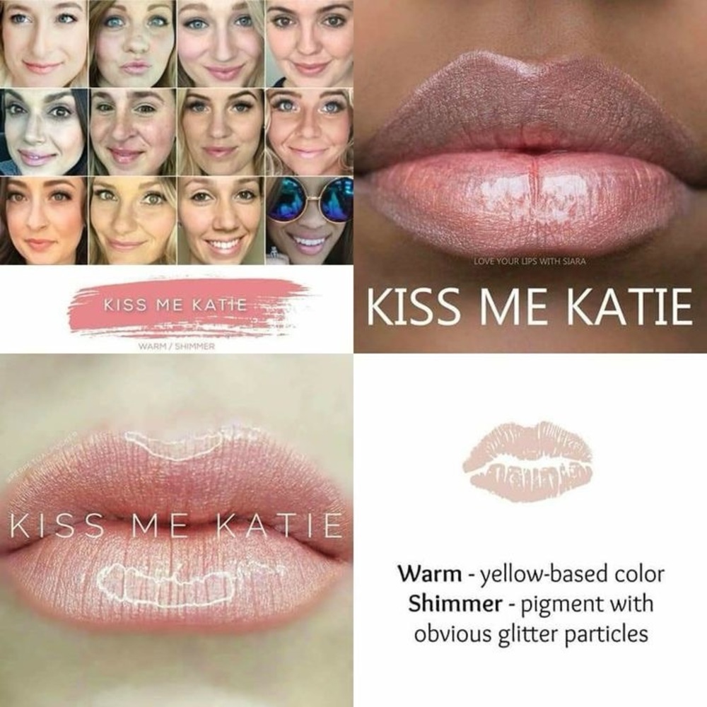 LipSense Pink Lipstick Shimmer Hydrating